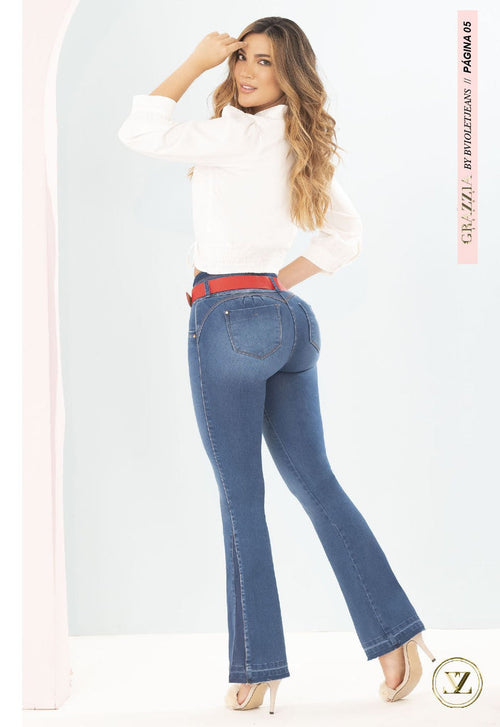 GR461 100% Authentic Colombian Push Up Jeans - JDColFashion