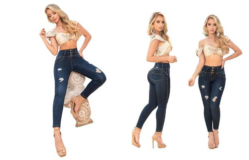 W-239 100% Authentic Colombian Push Up Jeans - JDColFashion